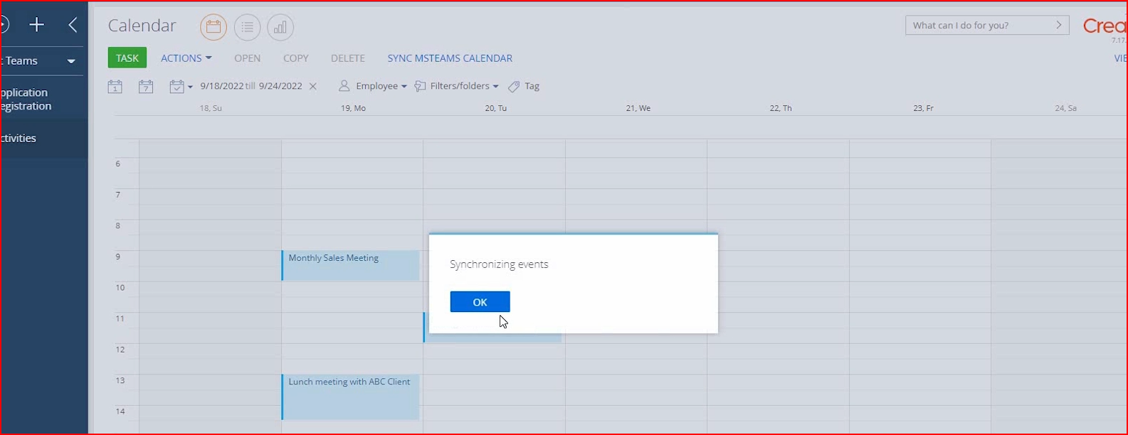 Microsoft Teams connector for Creatio Creatio Marketplace